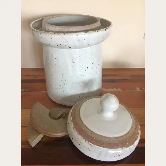 Ceramic Fermentation Crock Set