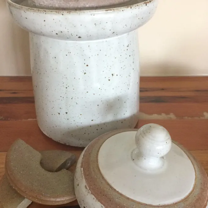 Ceramic Fermentation Crock Set